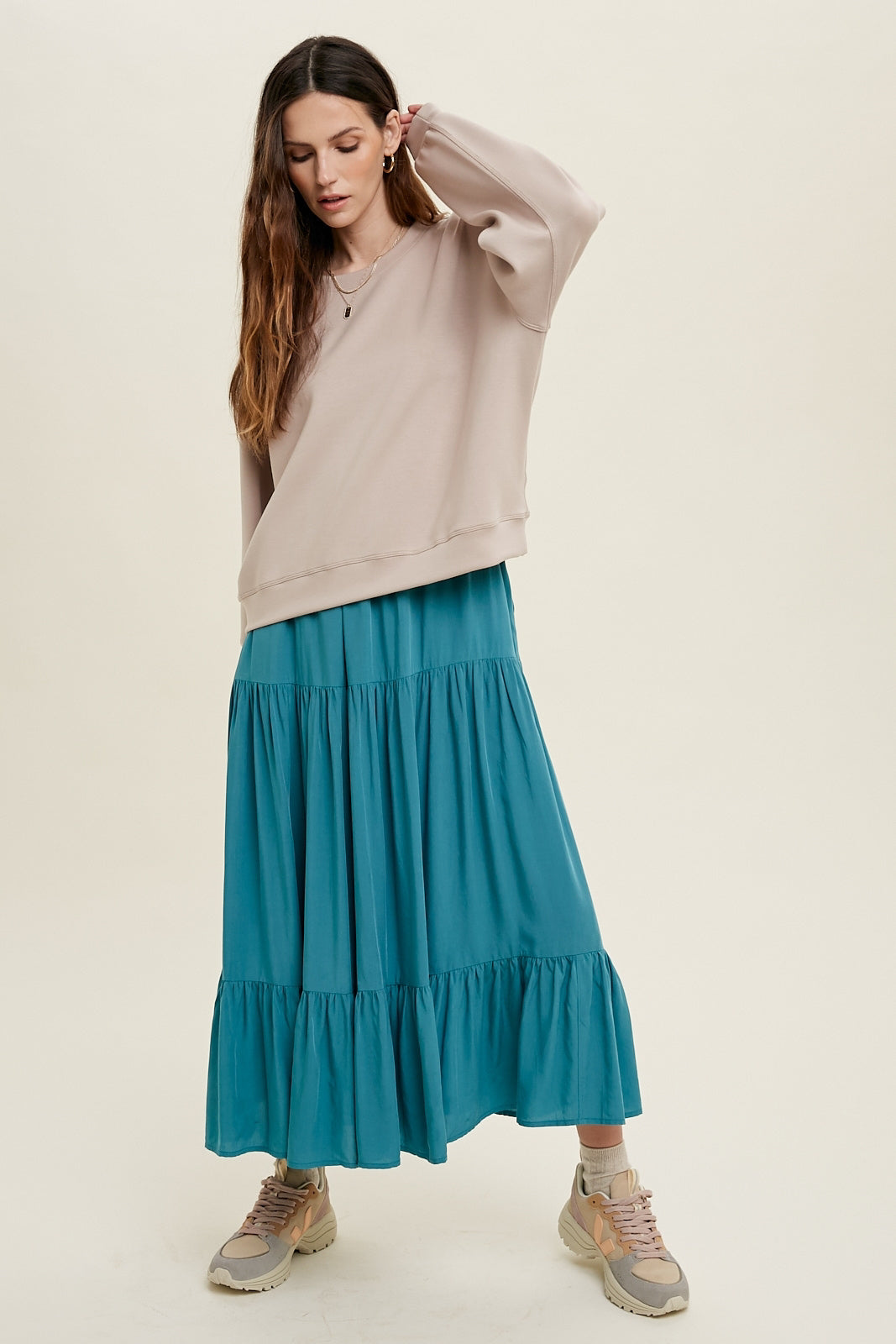 Scuba relaxed crop sweatshirt Sweatshirt Wishlist