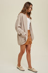Oversized shawl cardigan with collar and pockets Sweater Wishlist