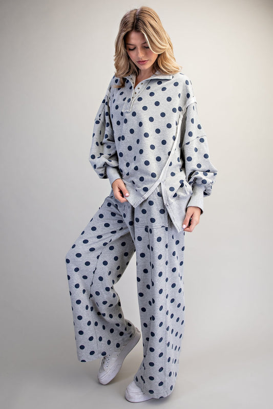 Mineral Washed Polka Dot Pullover ✨