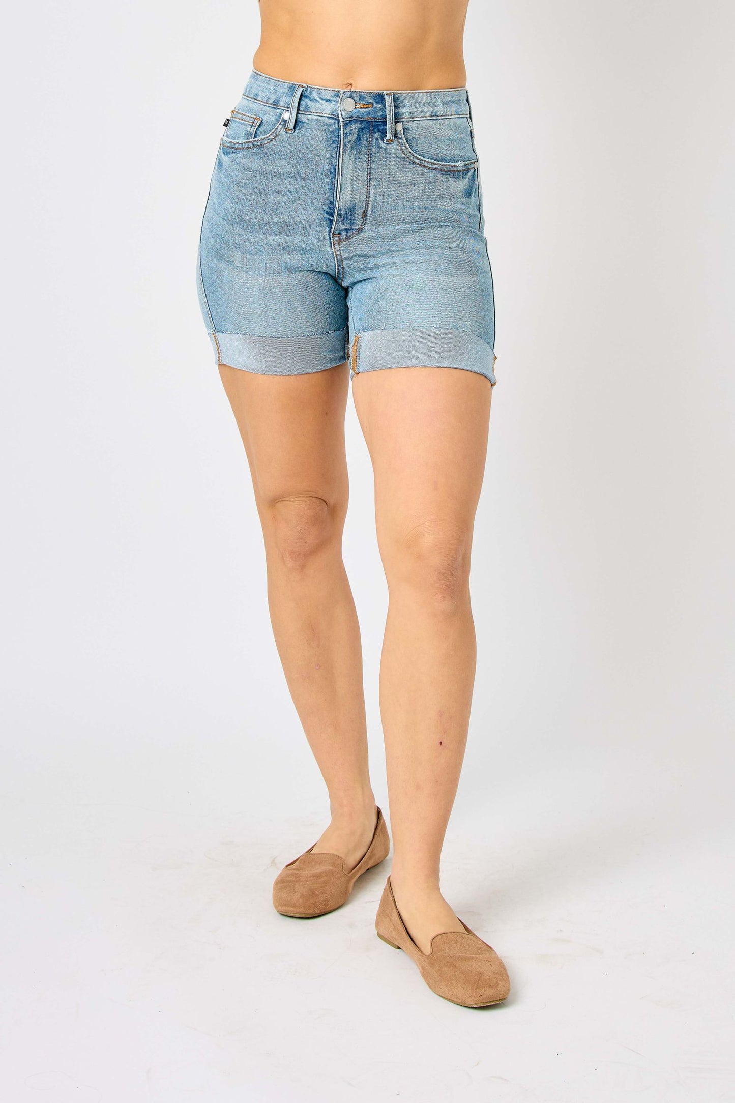 Judy Blue high waist tummy control cool denim shorts Shorts Judy Blue