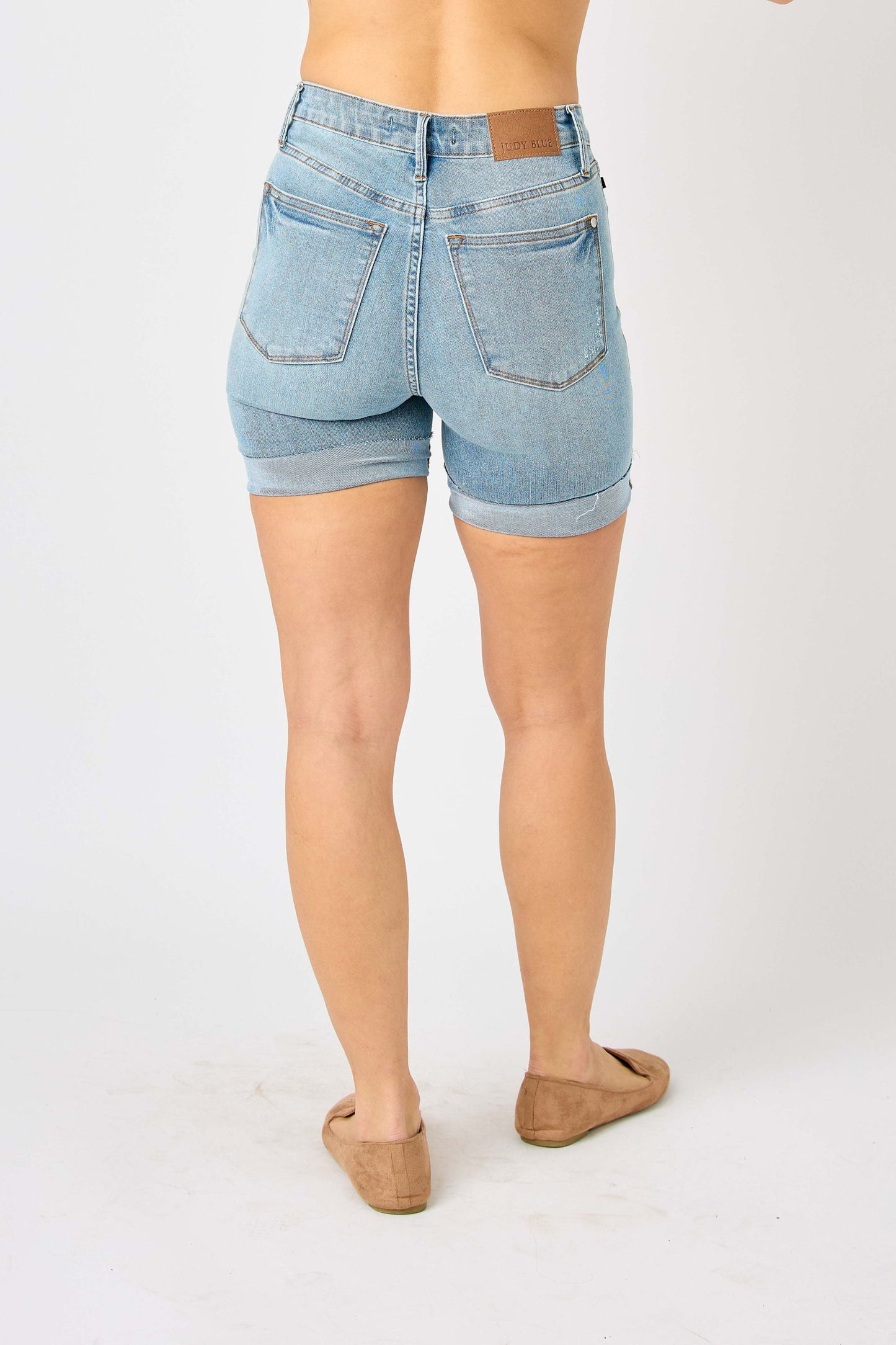 Judy Blue high waist tummy control cool denim shorts Shorts Judy Blue   