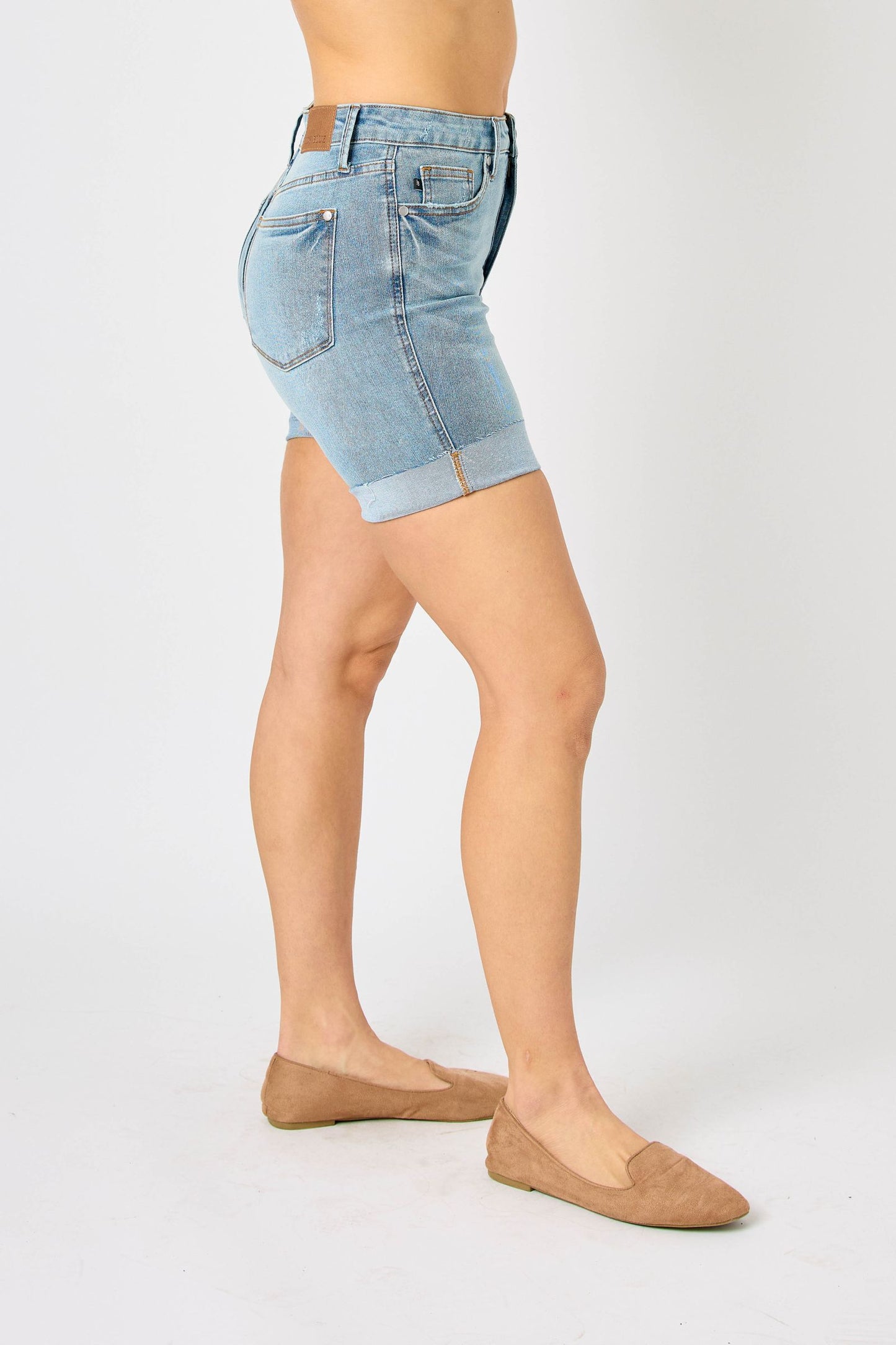 Judy Blue high waist tummy control cool denim shorts Shorts Judy Blue   