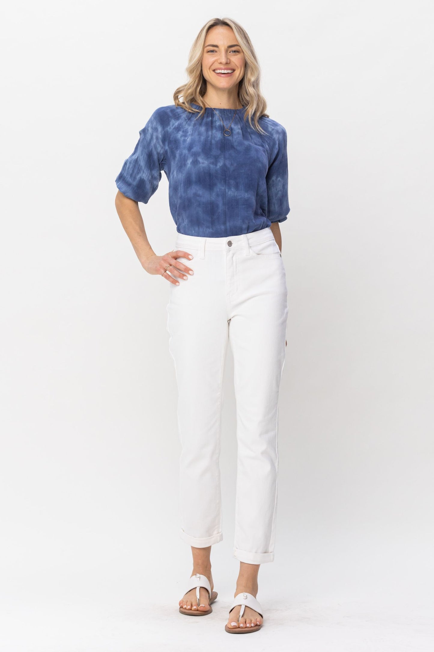 Judy Blue high waist double cuff boyfriend jeans Jeans Judy Blue