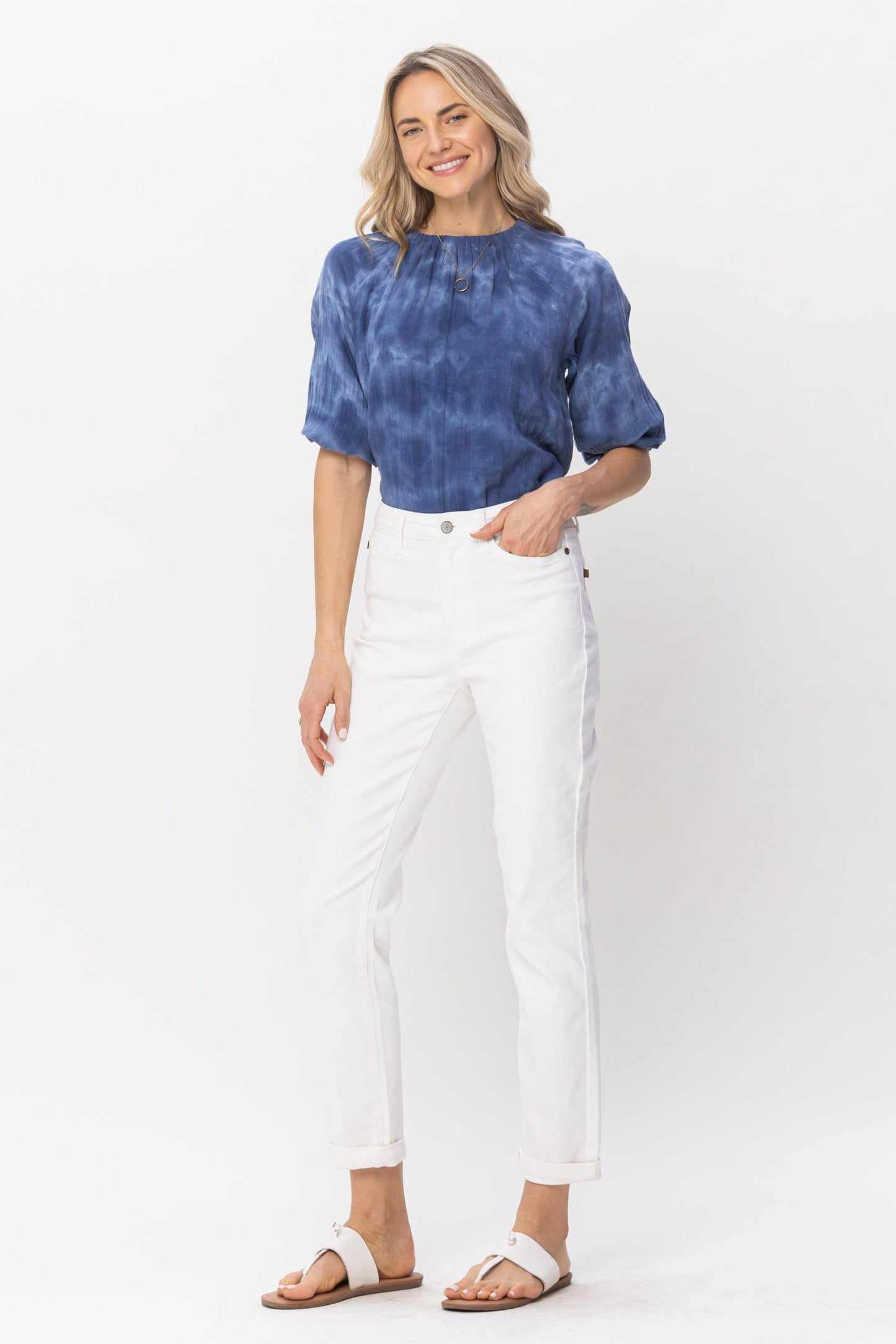 Judy Blue high waist double cuff boyfriend jeans Jeans Judy Blue