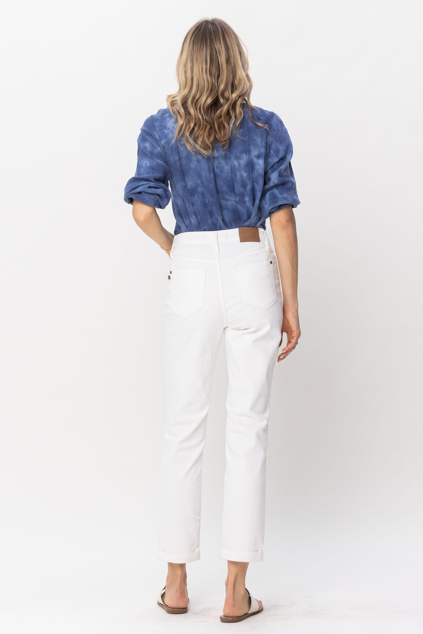 Judy Blue high waist double cuff boyfriend jeans Jeans Judy Blue