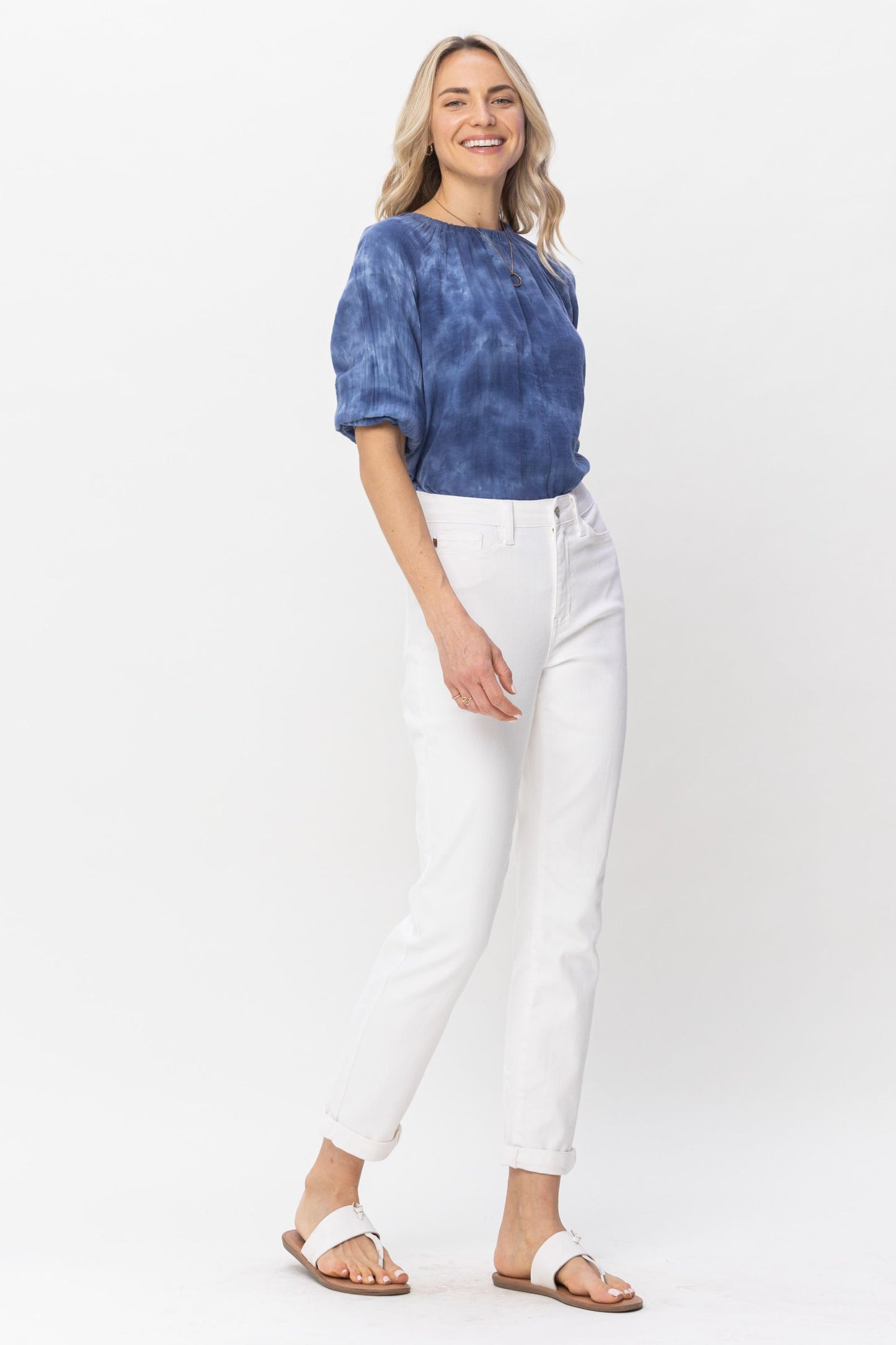 Judy Blue high waist double cuff boyfriend jeans Jeans Judy Blue