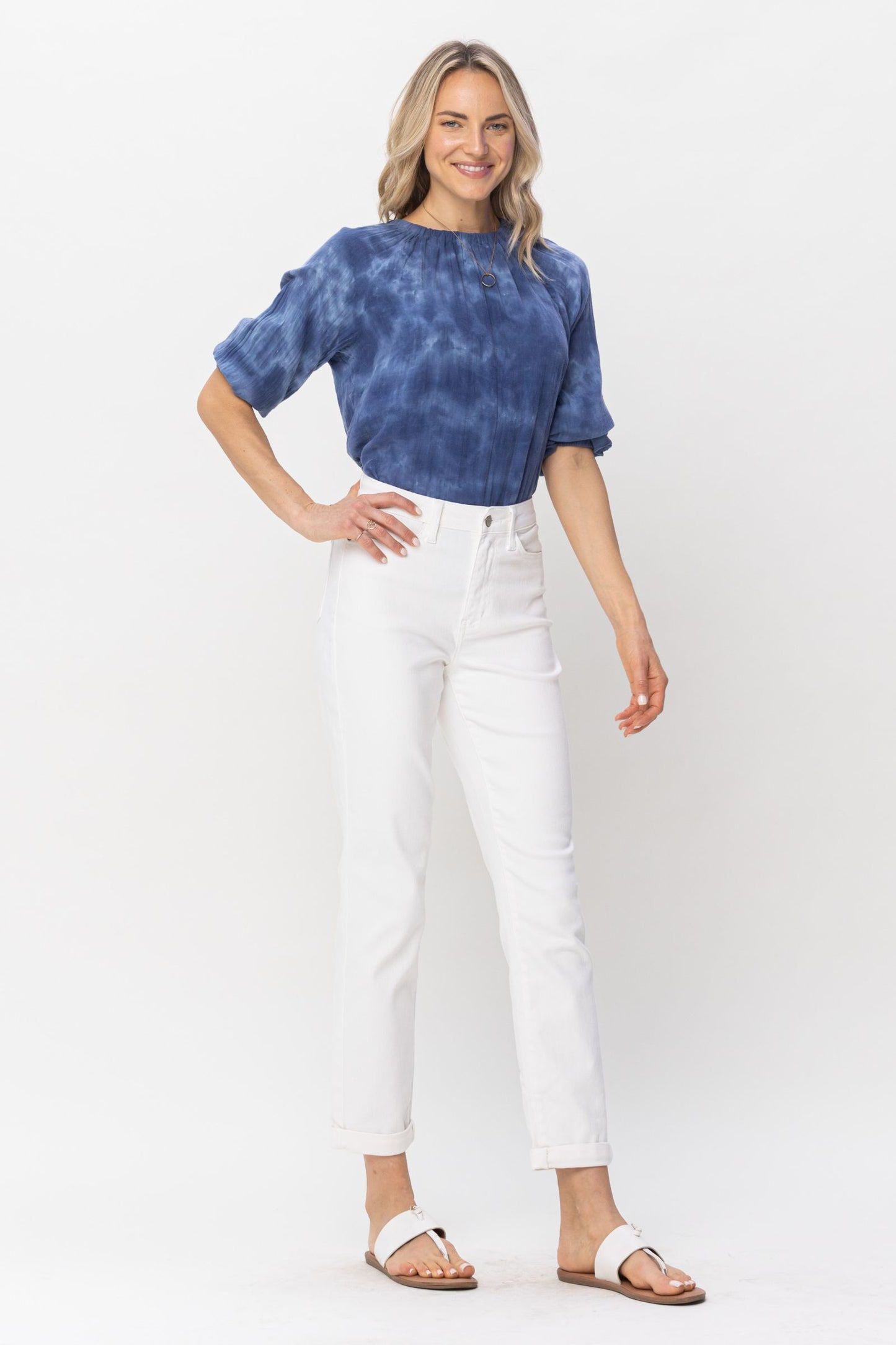 Judy Blue high waist double cuff boyfriend jeans Jeans Judy Blue