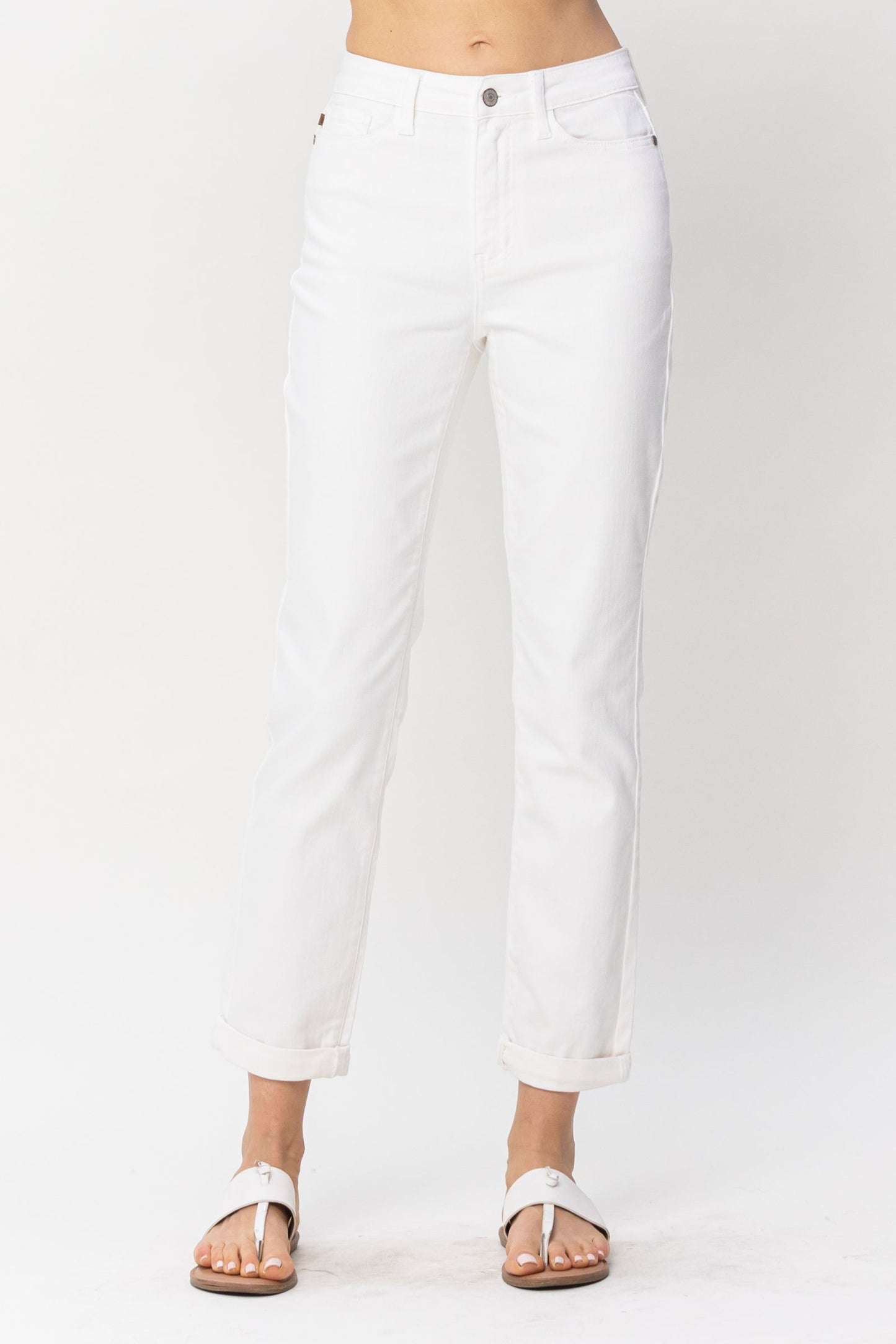 Judy Blue high waist double cuff boyfriend jeans Jeans Judy Blue