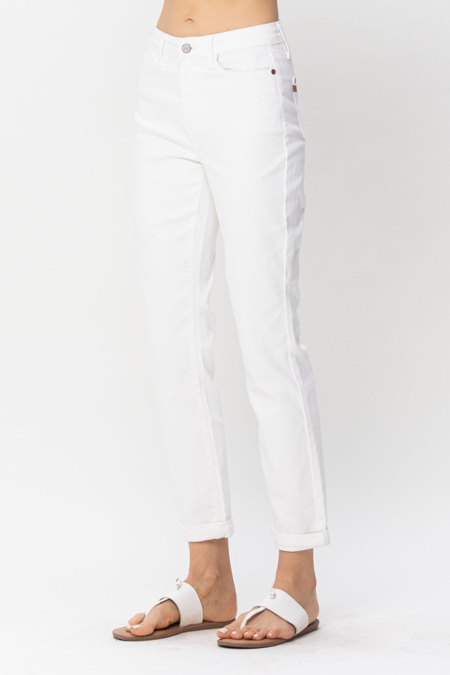 Judy Blue high waist double cuff boyfriend jeans Jeans Judy Blue