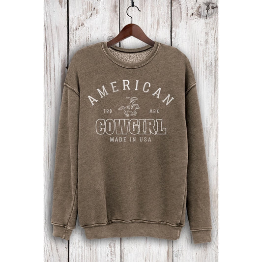 RESTOCKED! American Cowgirl Mineral Sweatshirt