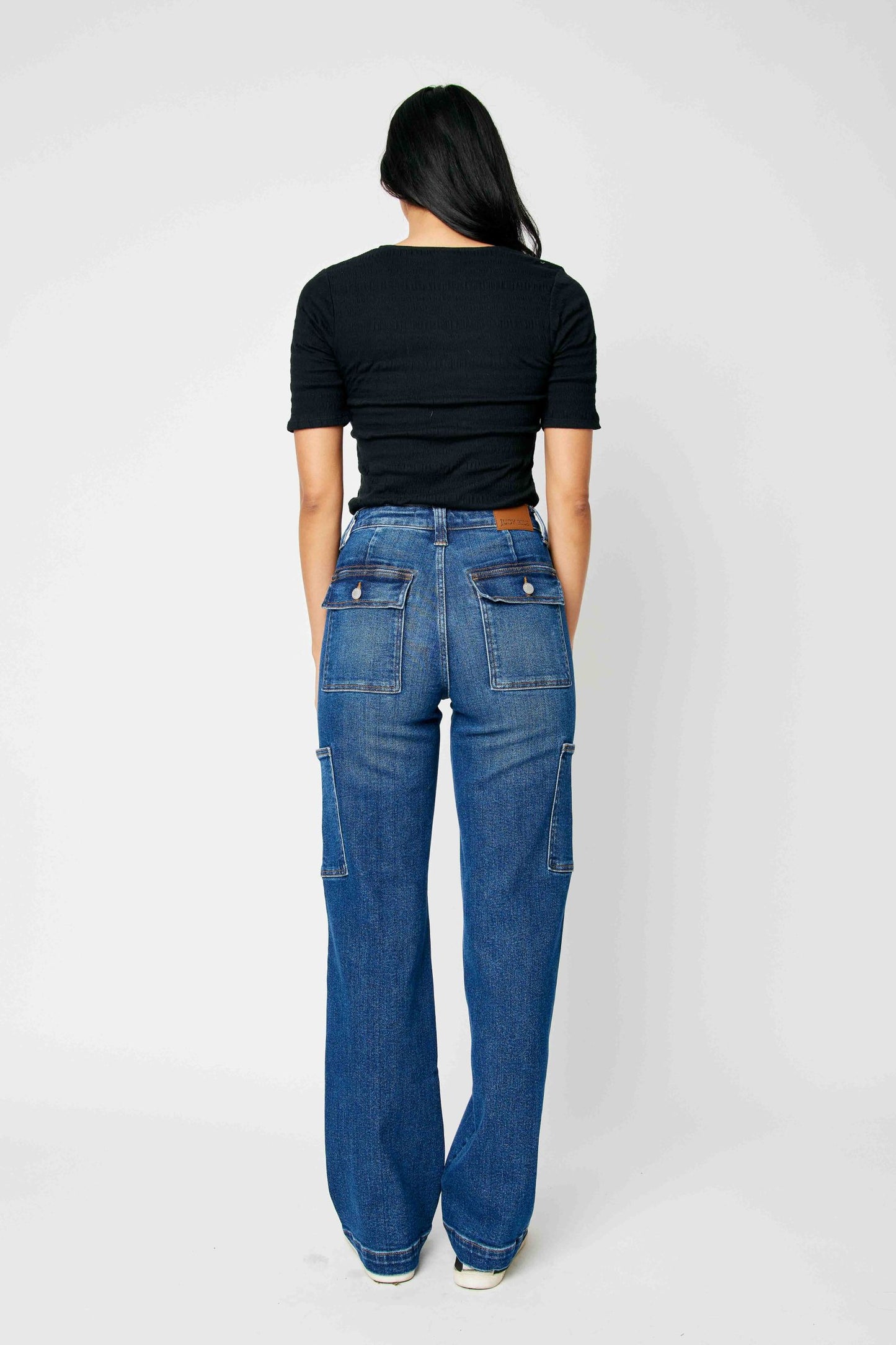 Judy Blue High waist cargo wide leg jeans Jeans Judy Blue