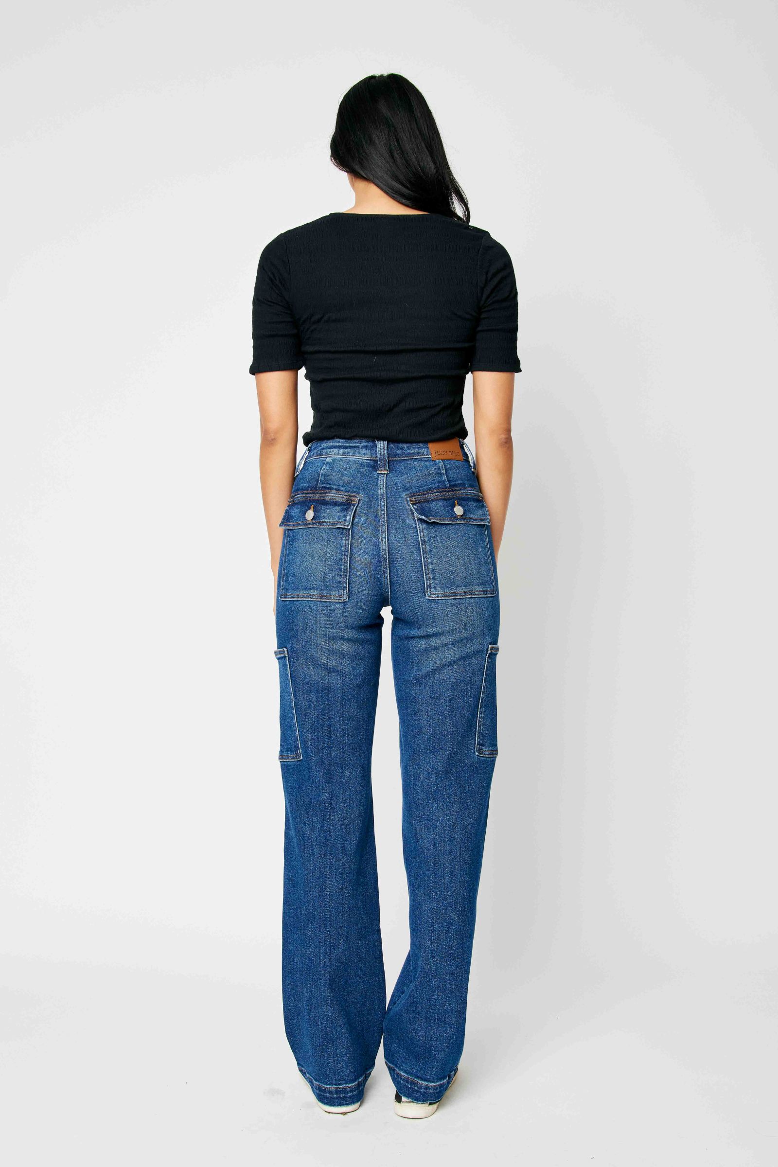 Judy Blue High waist cargo wide leg jeans Jeans Judy Blue