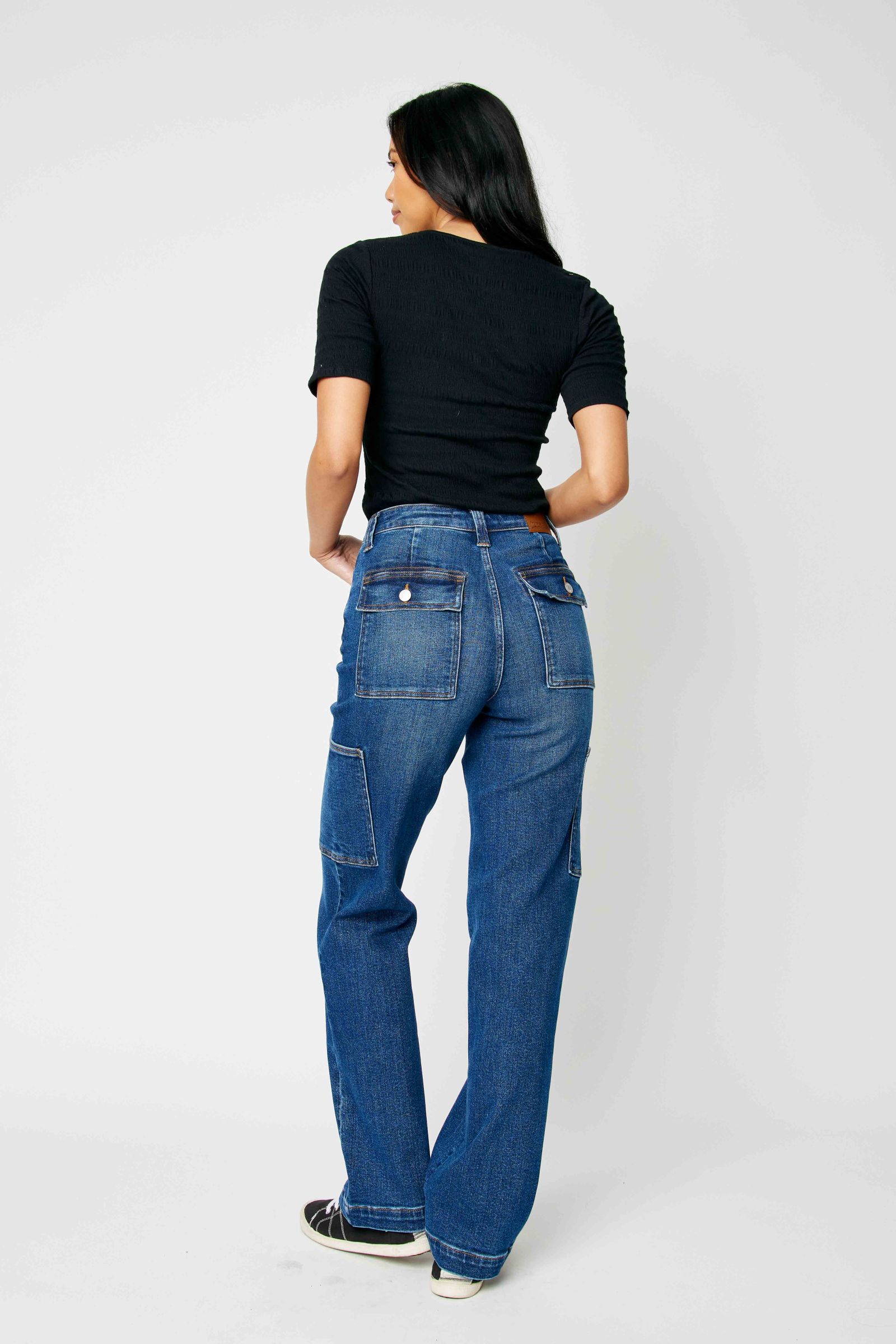 Judy Blue High waist cargo wide leg jeans Jeans Judy Blue