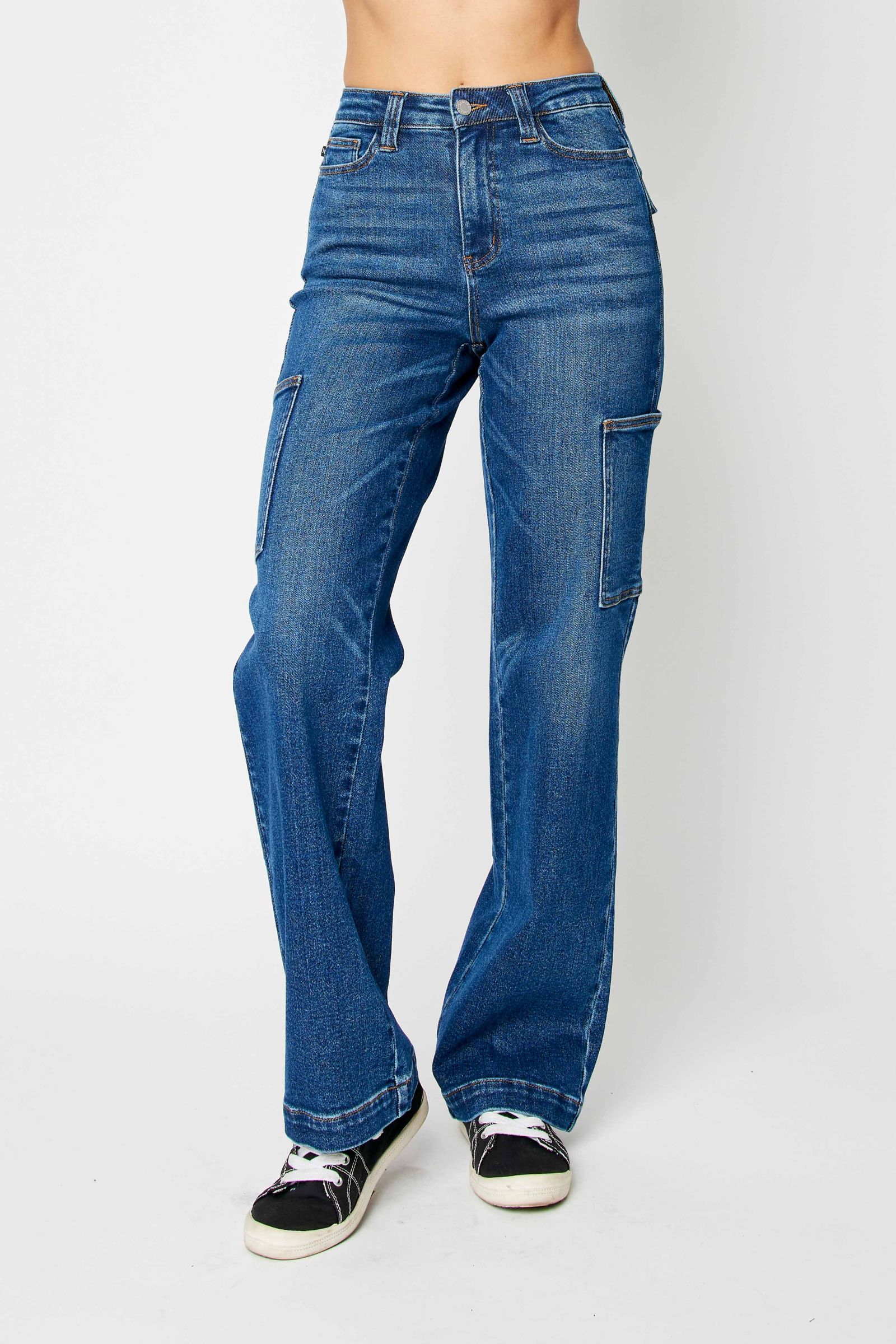 Judy Blue High waist cargo wide leg jeans Jeans Judy Blue