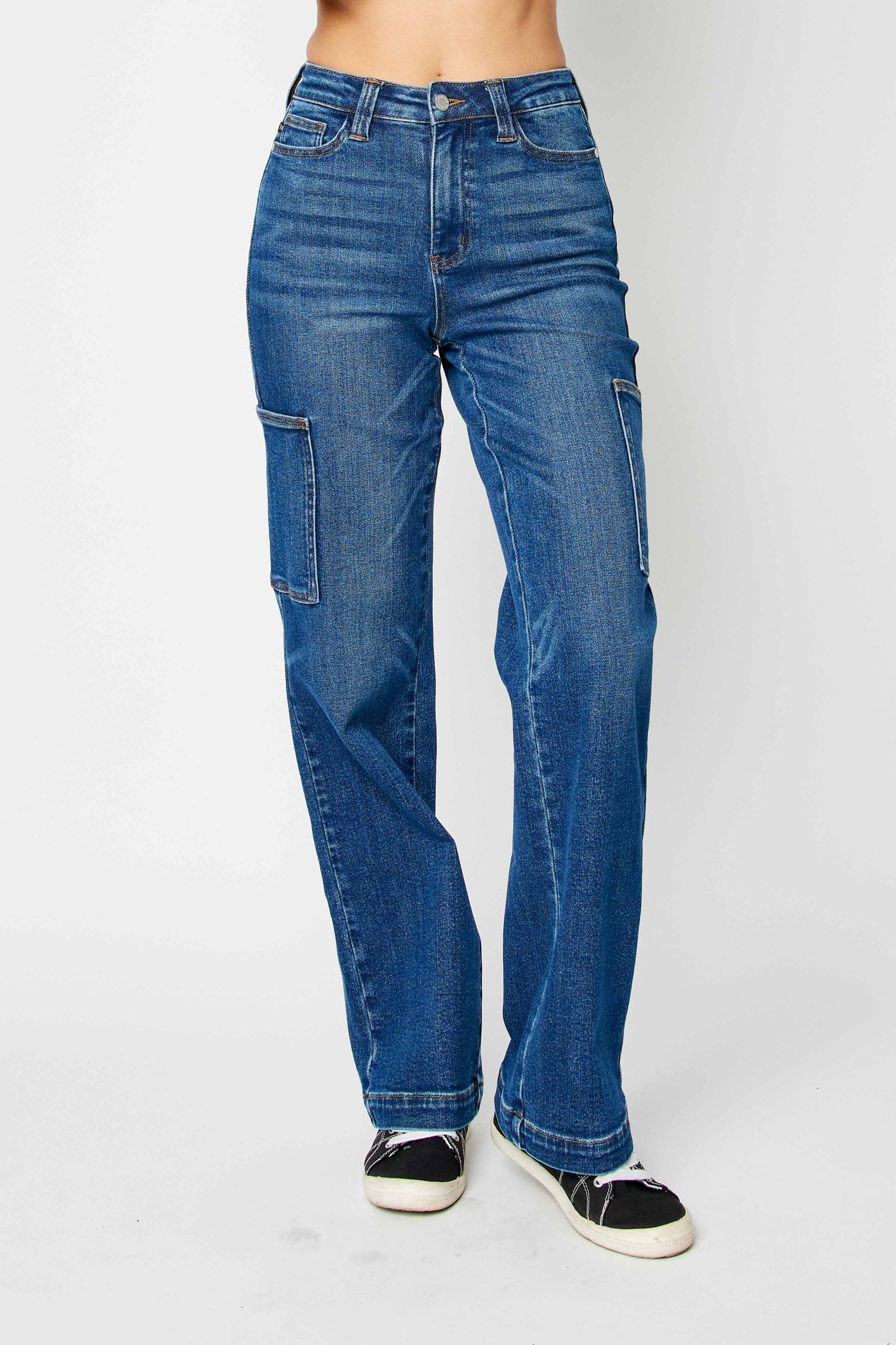 Judy Blue High waist cargo wide leg jeans Jeans Judy Blue
