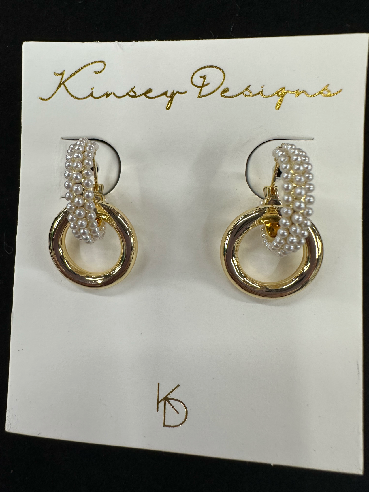 Kinsey Designs Holland Peral Hoop gold-filled earrings Earrings Kinsey Designs