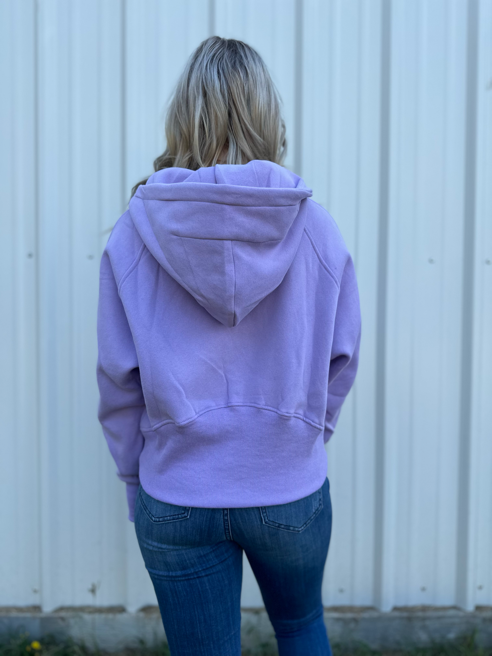 Jess Lea Kenna Hooded Quarter Zip Pullover Hoodie Hoodie Jess Lea