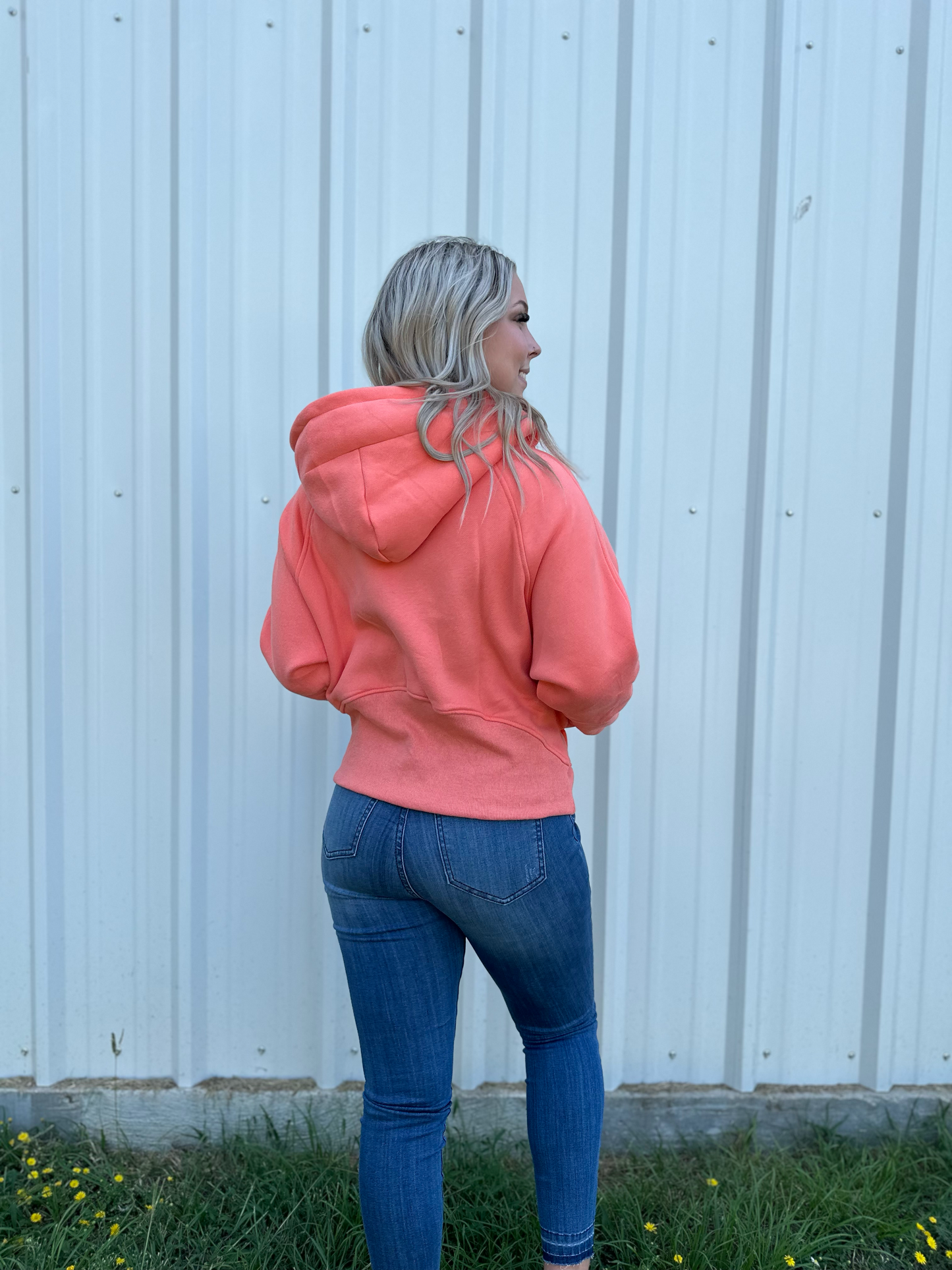 Jess Lea Kenna Hooded Quarter Zip Pullover Hoodie Hoodie Jess Lea
