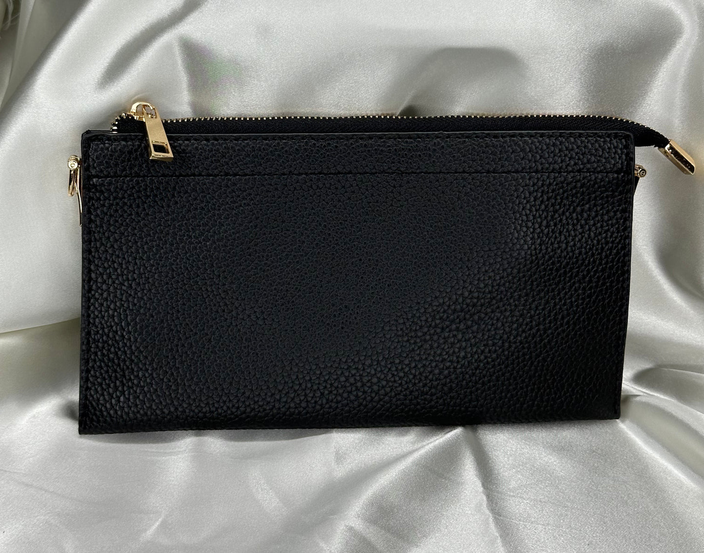 Crossbody Wristlet handbag purse Purses Kinsey Designs Black