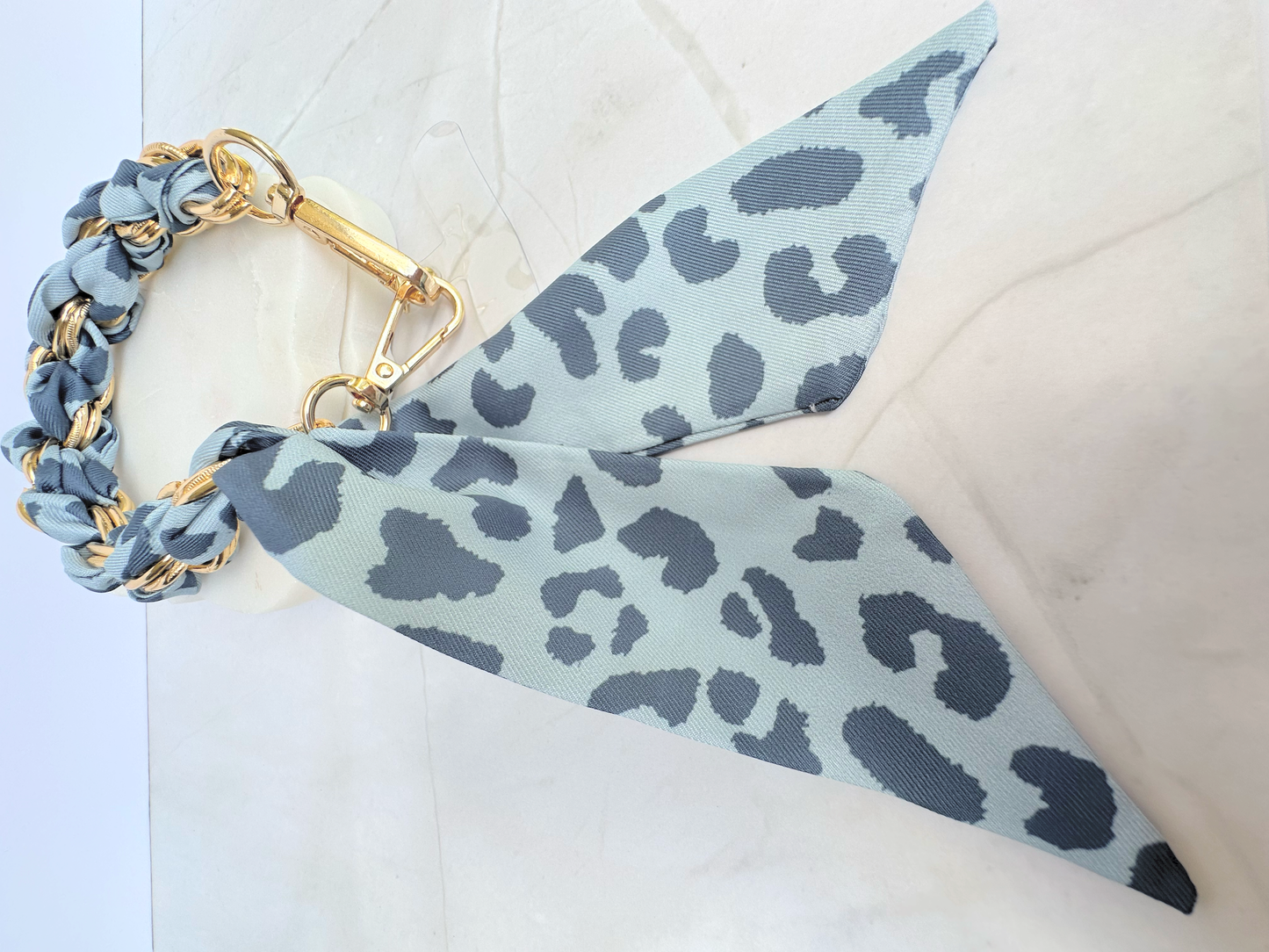 Scarf phone case wrist wrap keychain/purse charm
