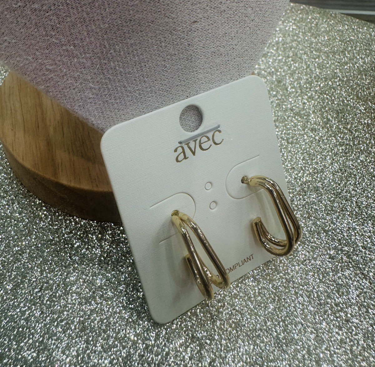 Kenze Panne gold hoop earrings
