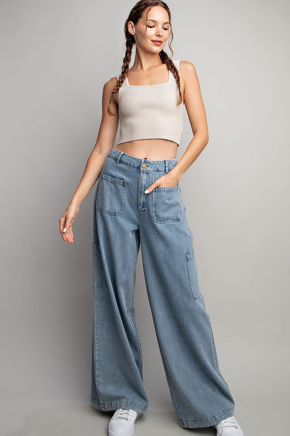 Square neck tank top Tank Top EE:Some