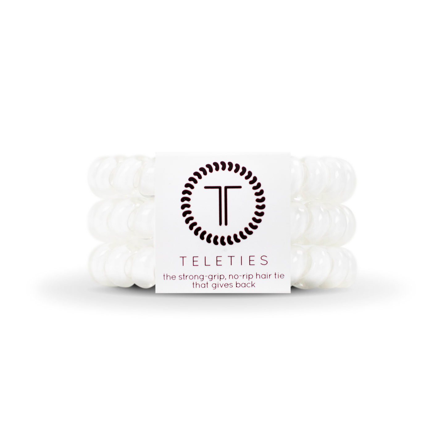 Teleties hair ties (double as a bracelet) Hair Accessories Teleties Large Coconut White