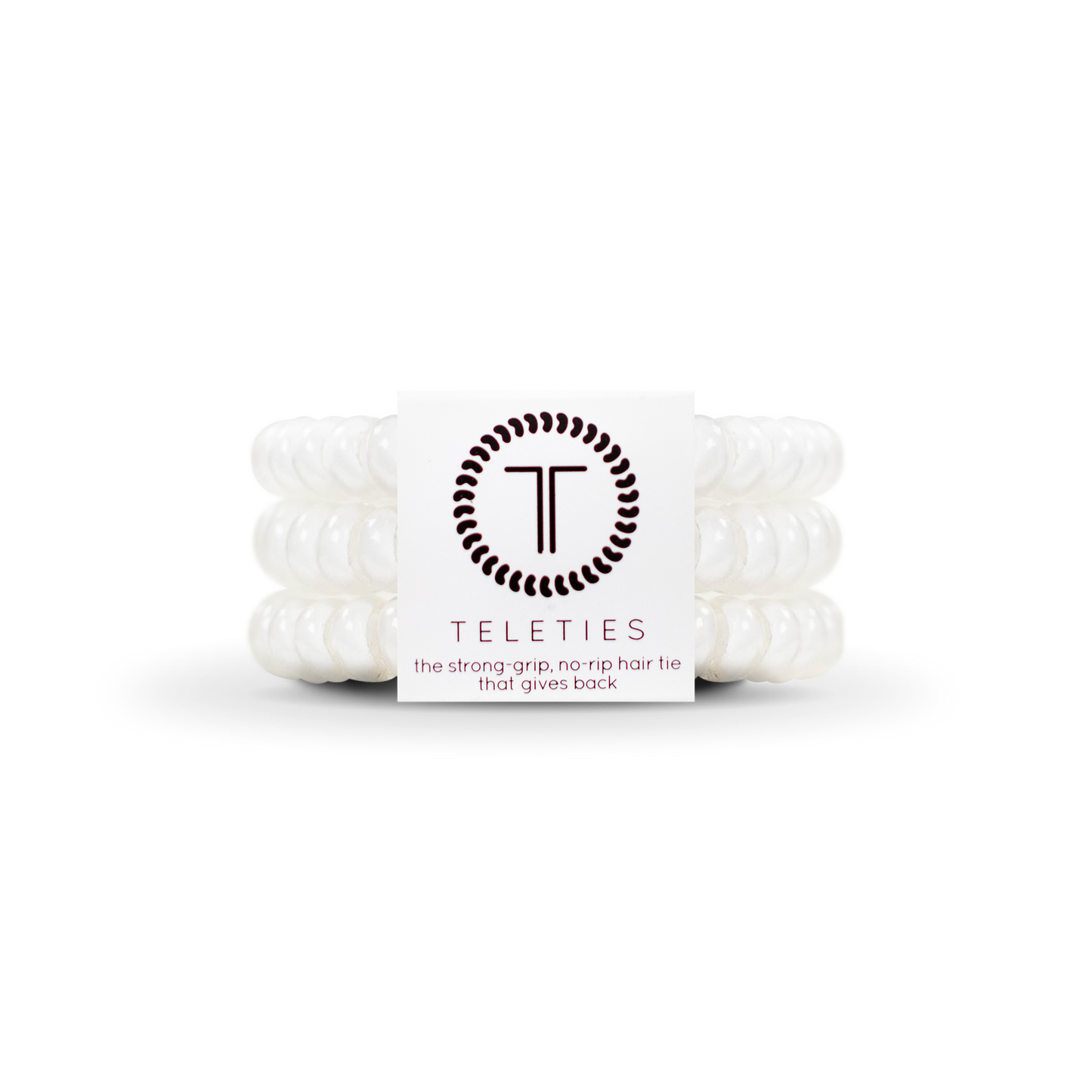 Teleties hair ties (double as a bracelet) Hair Accessories Teleties Small Coconut White