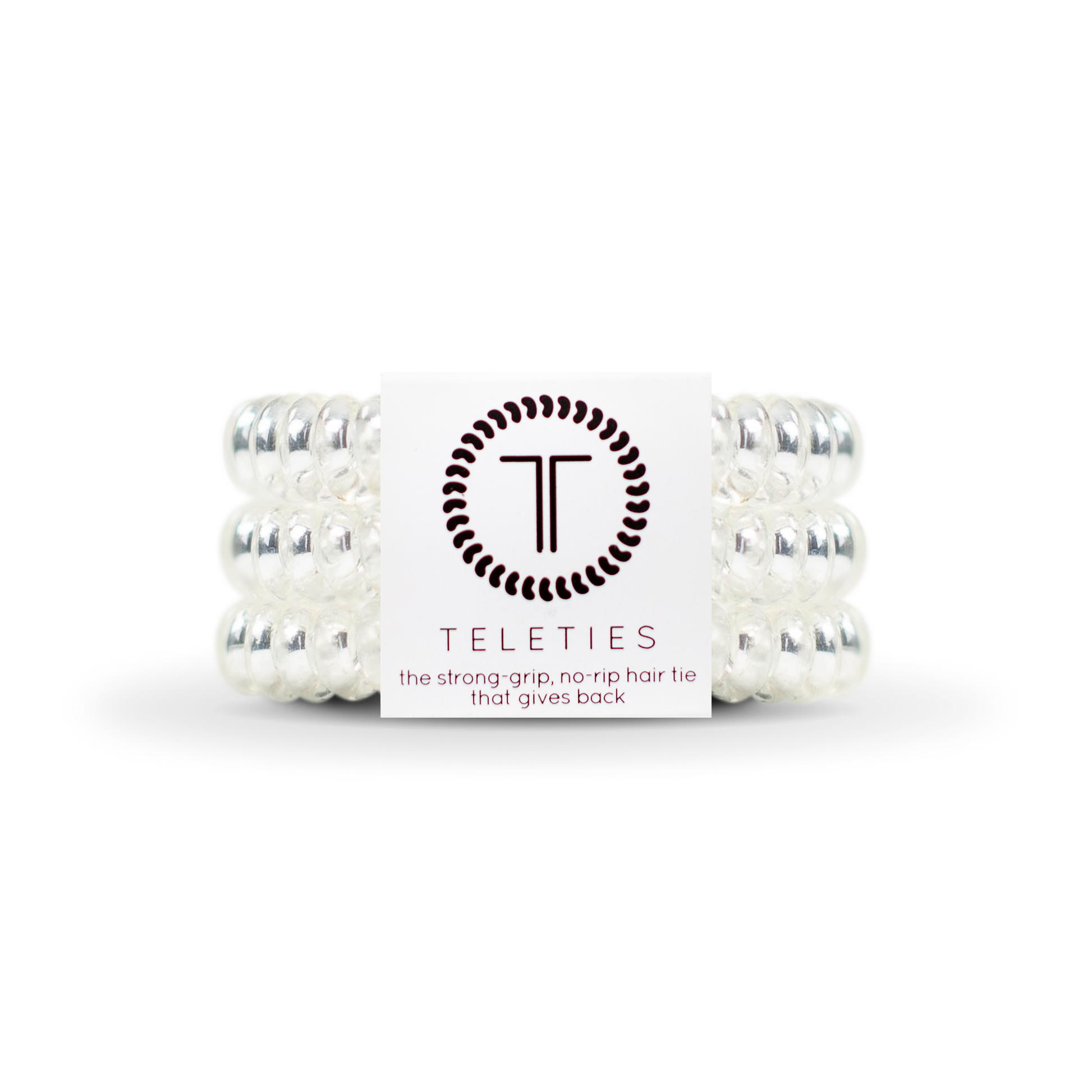 Teleties hair ties (double as a bracelet) Hair Accessories Teleties Large Crystal Clear