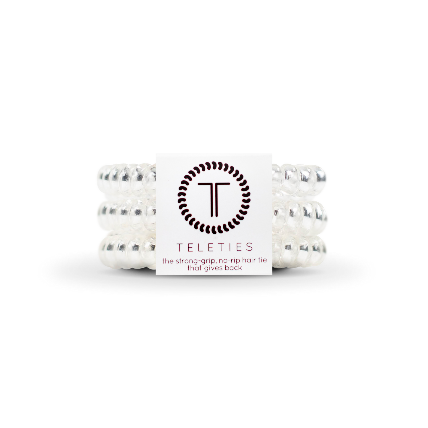 Teleties hair ties (double as a bracelet) Hair Accessories Teleties Small Crystal Clear