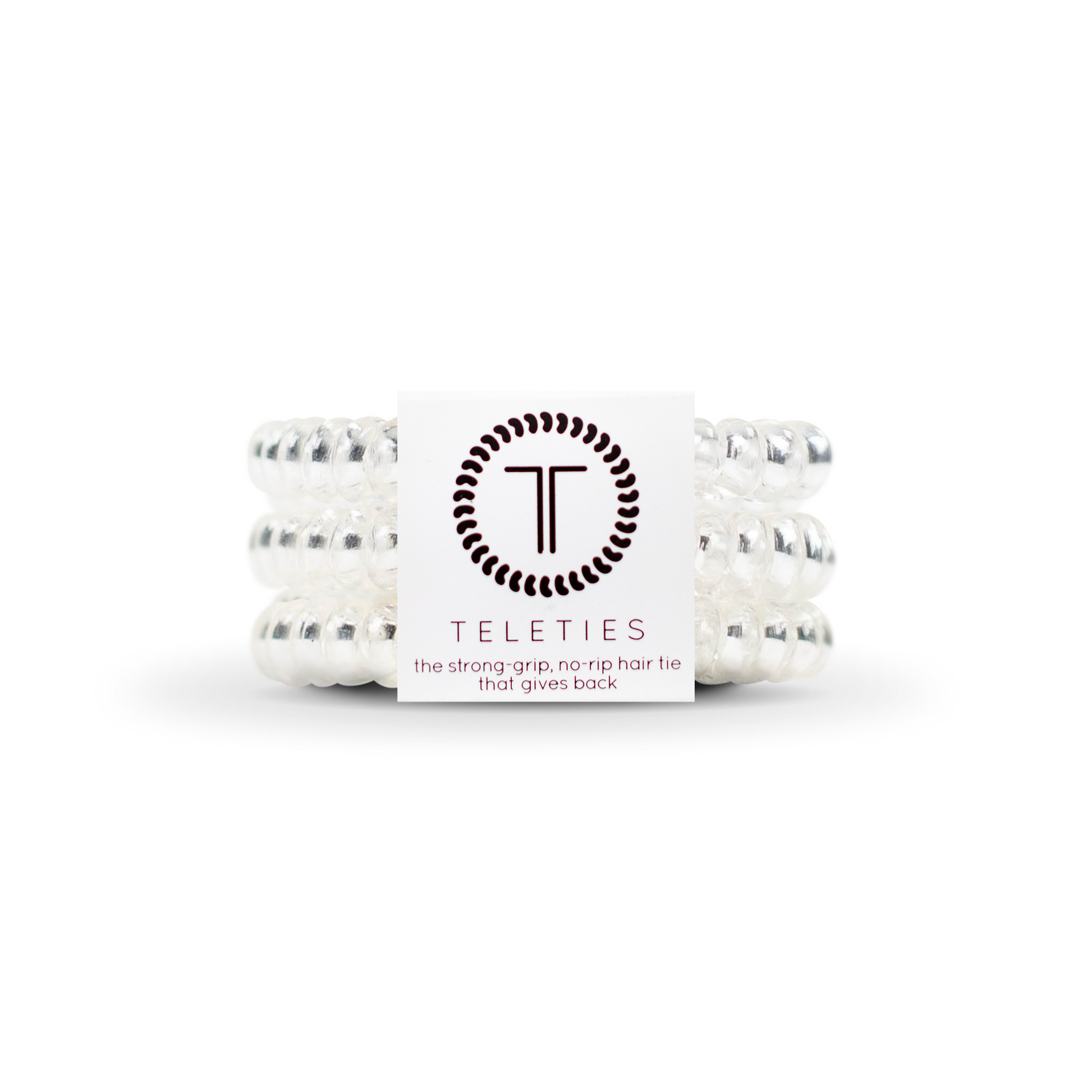 Teleties hair ties (double as a bracelet) Hair Accessories Teleties Small Crystal Clear