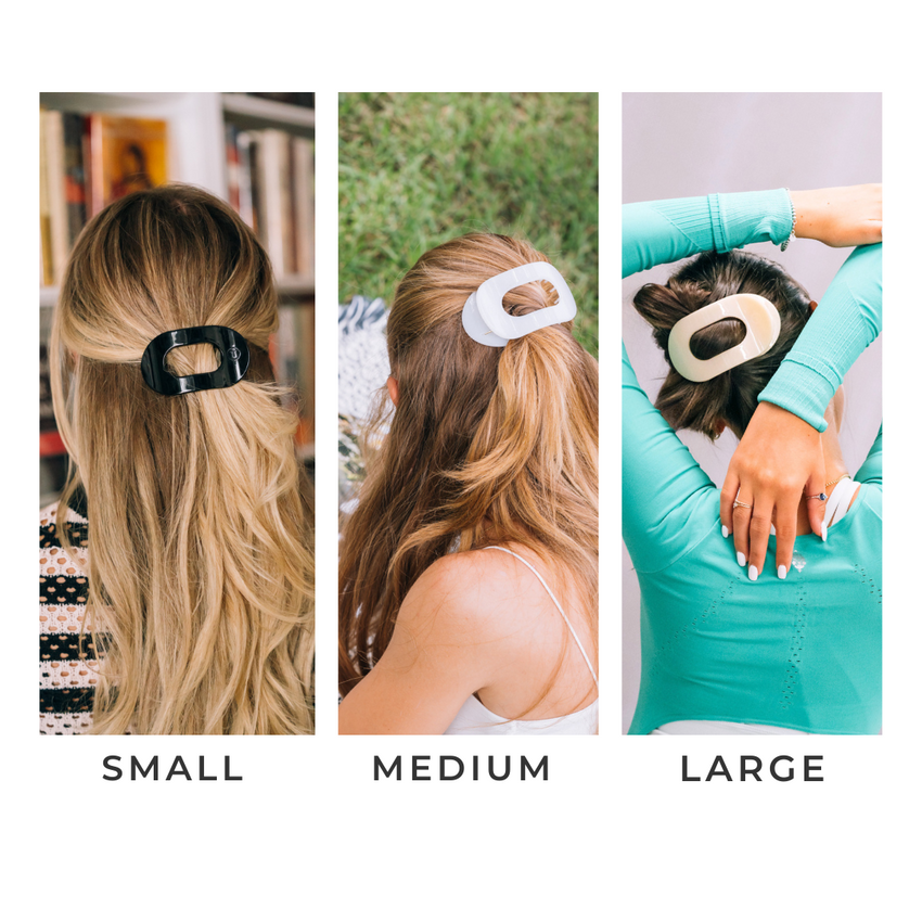 Teleties flat round clip Hair Accessories Teleties