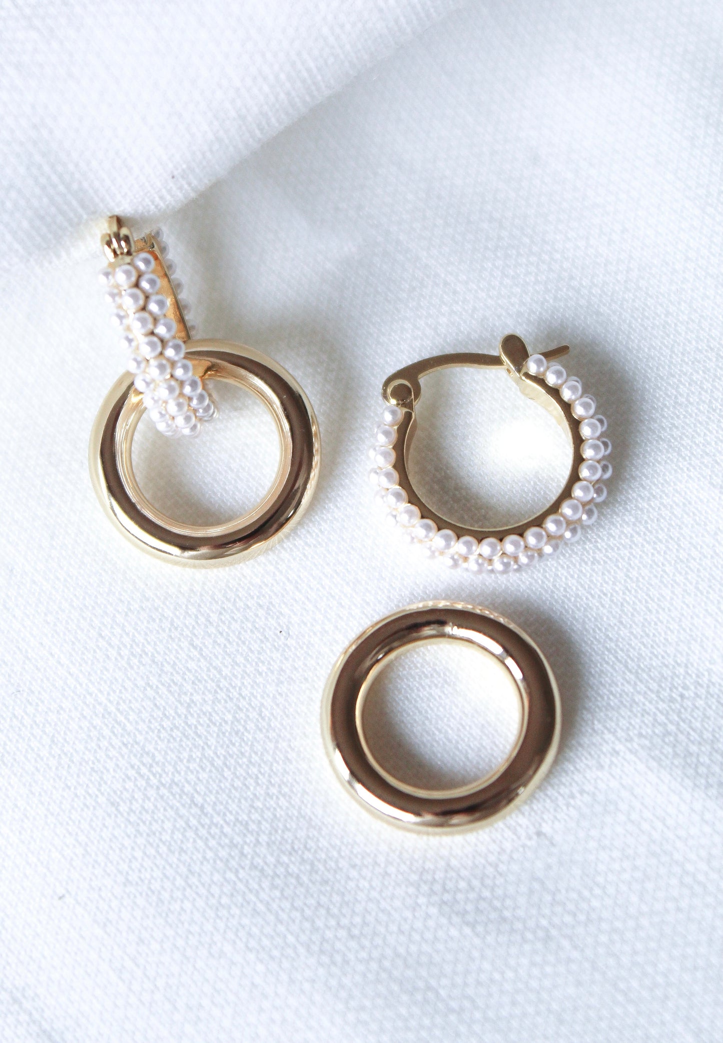 Kinsey Designs Holland Peral Hoop gold-filled earrings Earrings Kinsey Designs