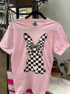 Chocolate checkered bunny T-Shirt