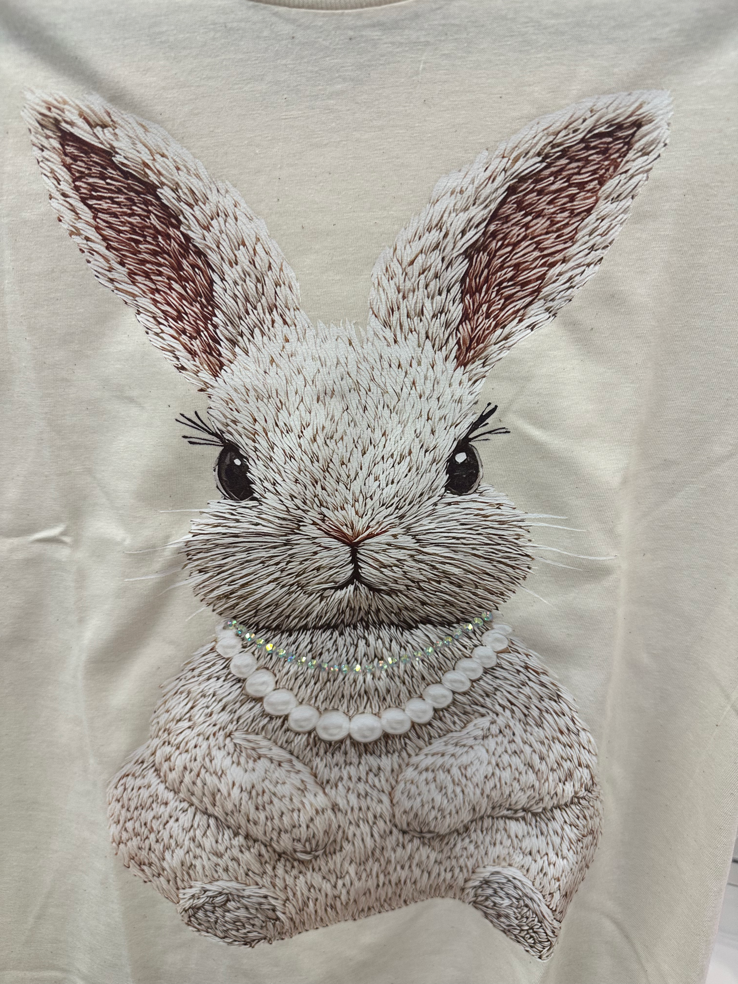 Bunny with bling necklace T-Shirt