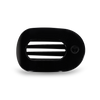 Teleties flat round clip Hair Accessories Teleties Jet Black