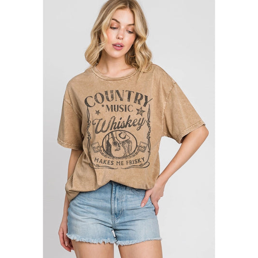 Country Music Whisky Mineral Graphic Tee