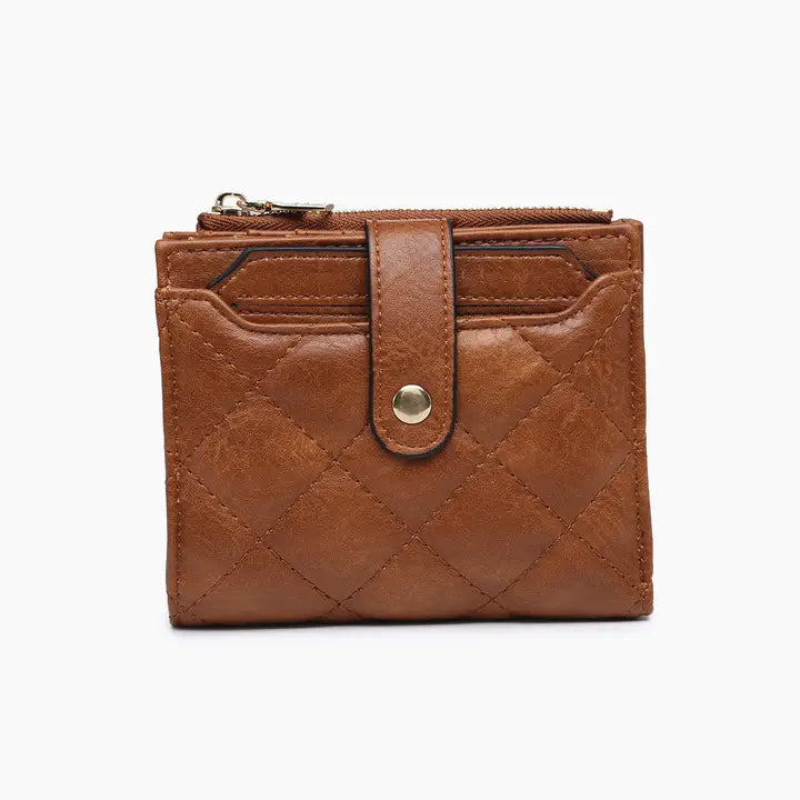 Jen & CO Melody quilted zip top wallet