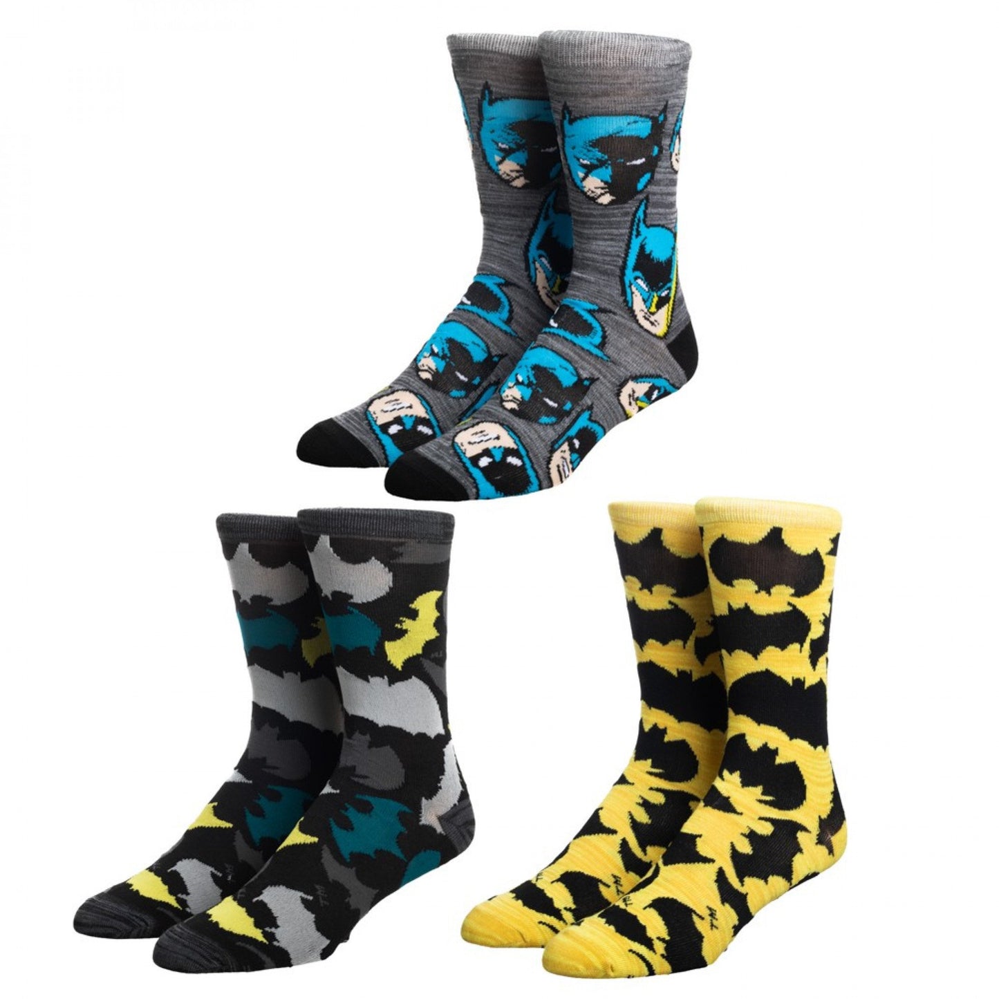 Batman Batmobile crew sock 3-pack in collector's Batmobile box Gifts Ivy and Pearl Boutique