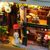 Miniature (TINY!) DIY box theater wooden dollhouse model kit (In a Happy Corner) Gifts Ivy and Pearl Boutique