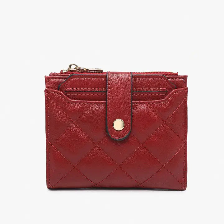 Jen & CO Melody quilted zip top wallet