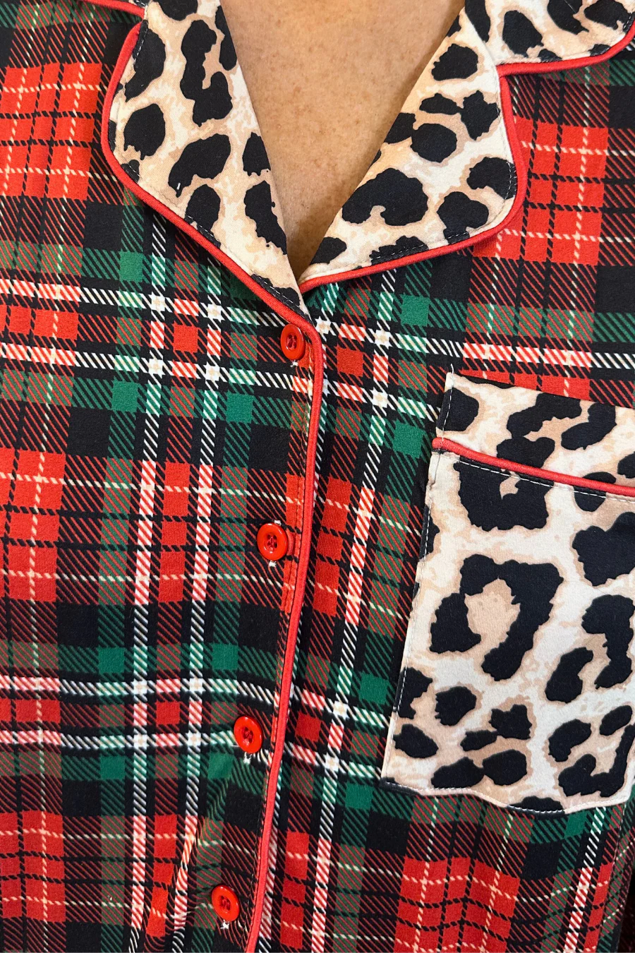 Jess Lea Wrapped in Safari chic ruffle pajama set