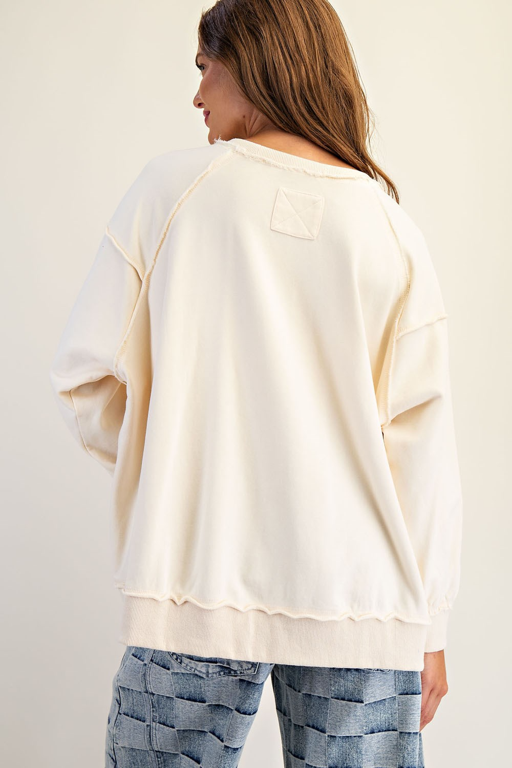 Horse graphic dropped shoulder sweatshirt