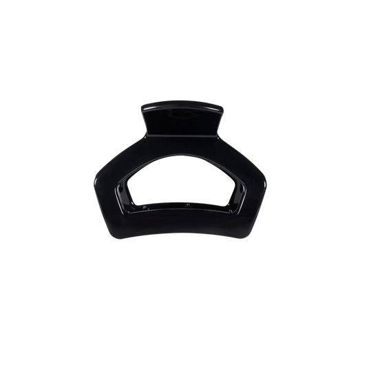 Teleties open jet black petite hair clip
