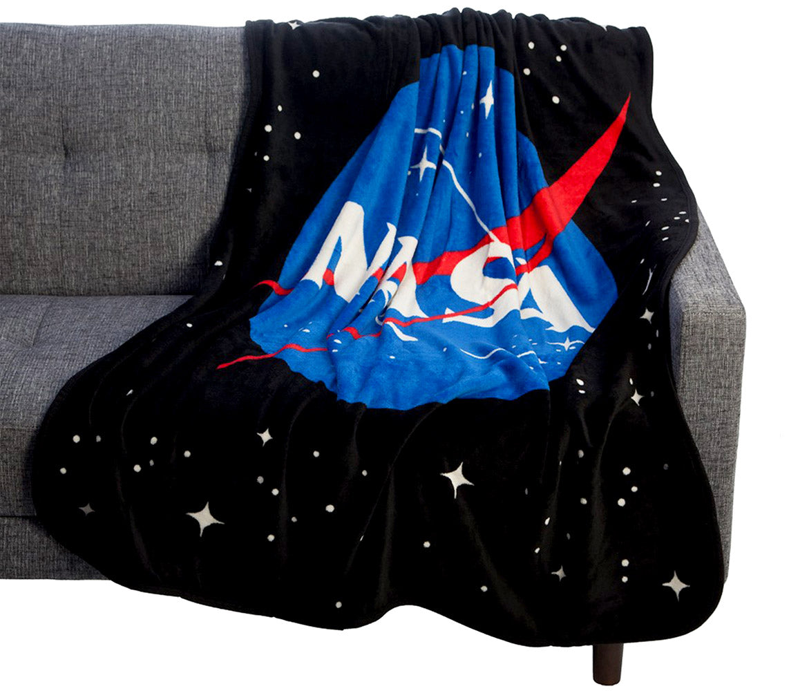 NASA blanket - Coral Fleece Throw NASA Icon Plush Throw Blanket Gifts Ivy and Pearl Boutique   