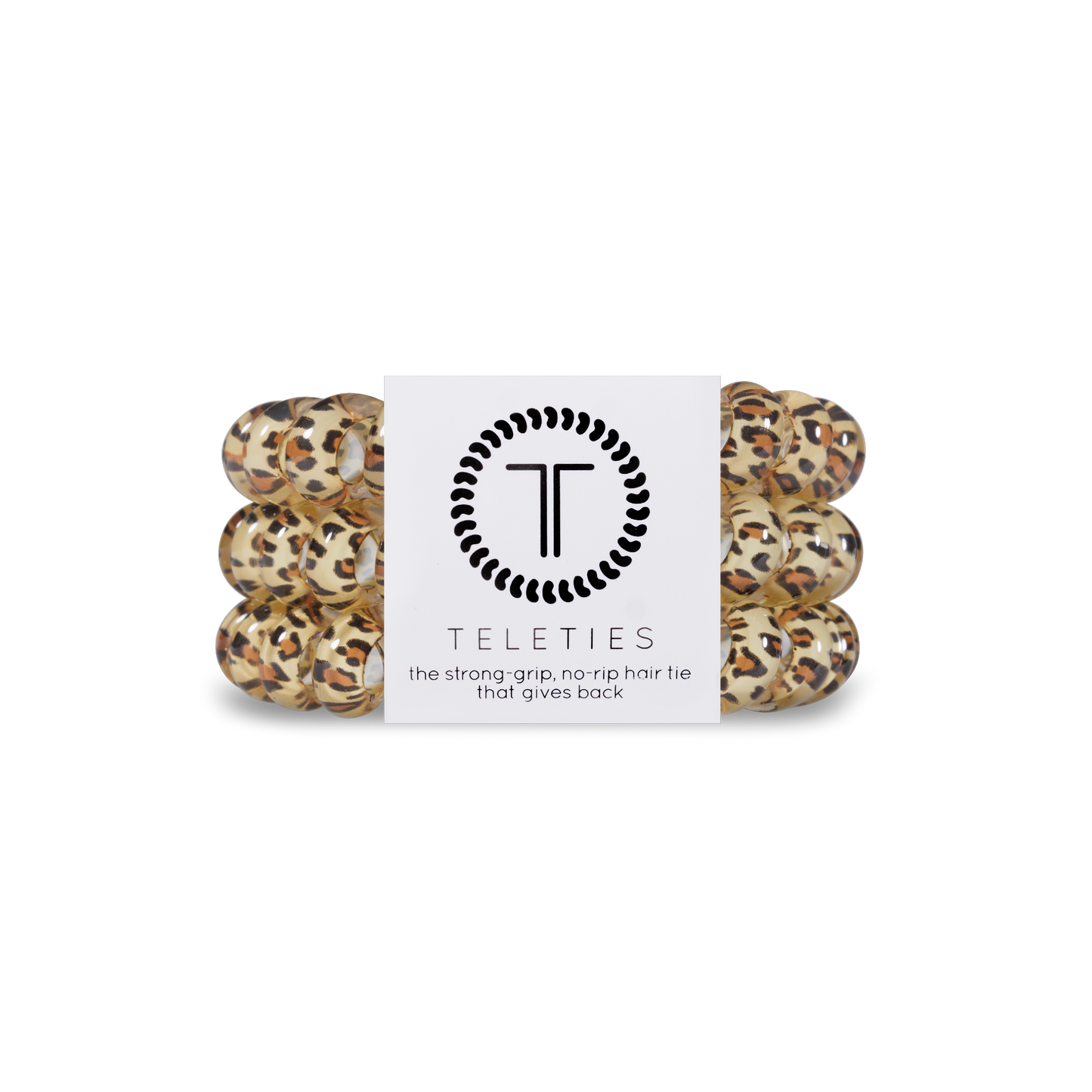 Teleties hair ties (double as a bracelet) Hair Accessories Teleties Large Leopard