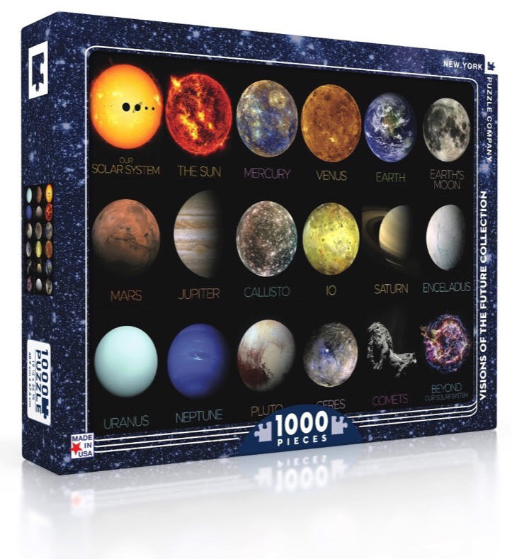 Solar System Puzzle - 1000 piece Solar System Jigsaw Puzzle Gifts Ivy and Pearl Boutique