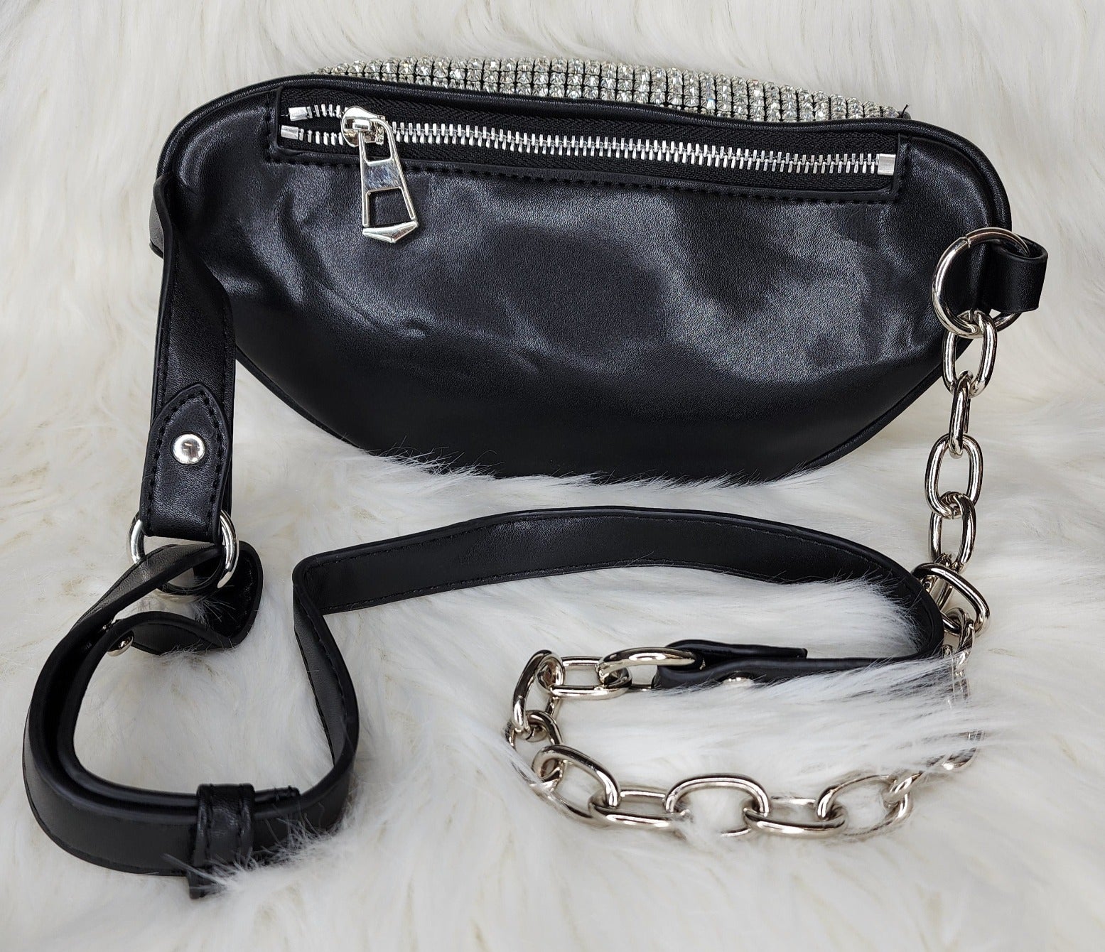 Repurposed LV Rhinestone belt bag purse  Ivy and Pearl Boutique