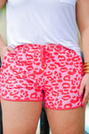Feeling Sassy Leopard Drawstring Everyday Shorts Shorts Jess Lea   