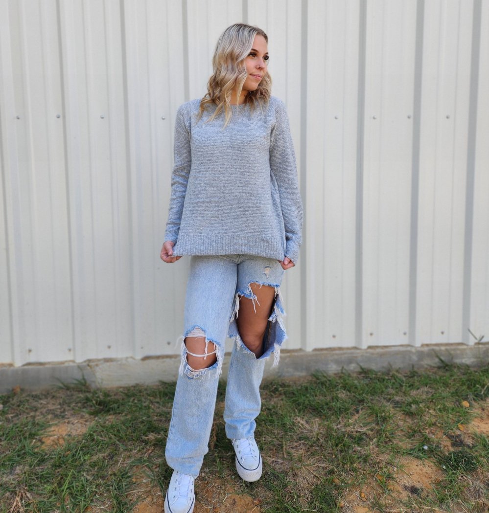 Soft and Cozy Be Cool Pullover sweater Ivy and Pearl Boutique
